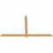 Ekena Millwork Eugene Smooth Timber Gable Bracket, Western Red Cedar, 108"W x 63"H x 1 1/2"D x 5 1/2"F, 14/12 Pitch GBW108X63X0206EUG00SWR - alternate 5